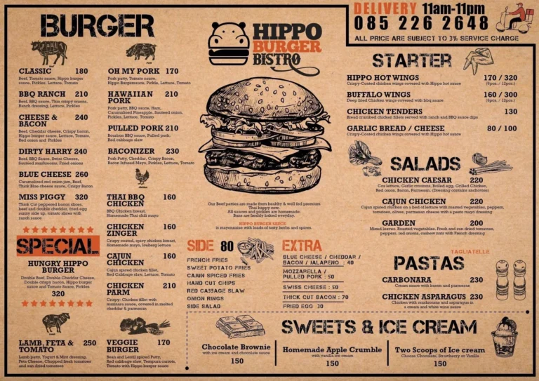 Burger Bistro Menu & Updated Prices in South Africa 2024