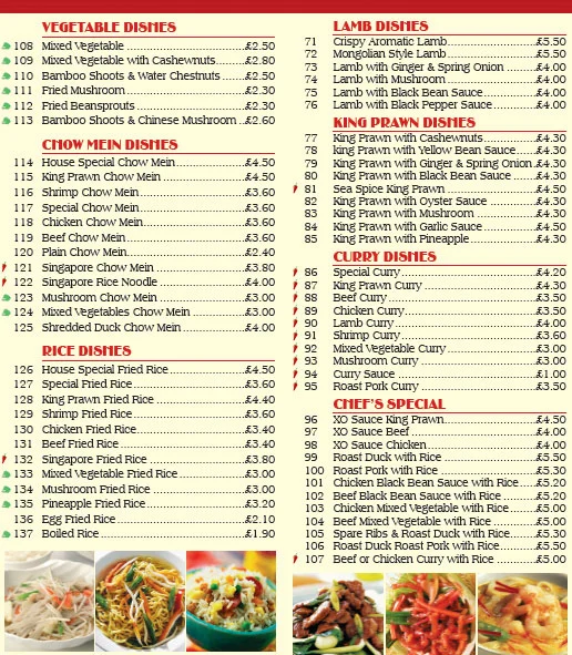 Kung Fu Kitchen Menu & Updated Prices in South Africa 2024