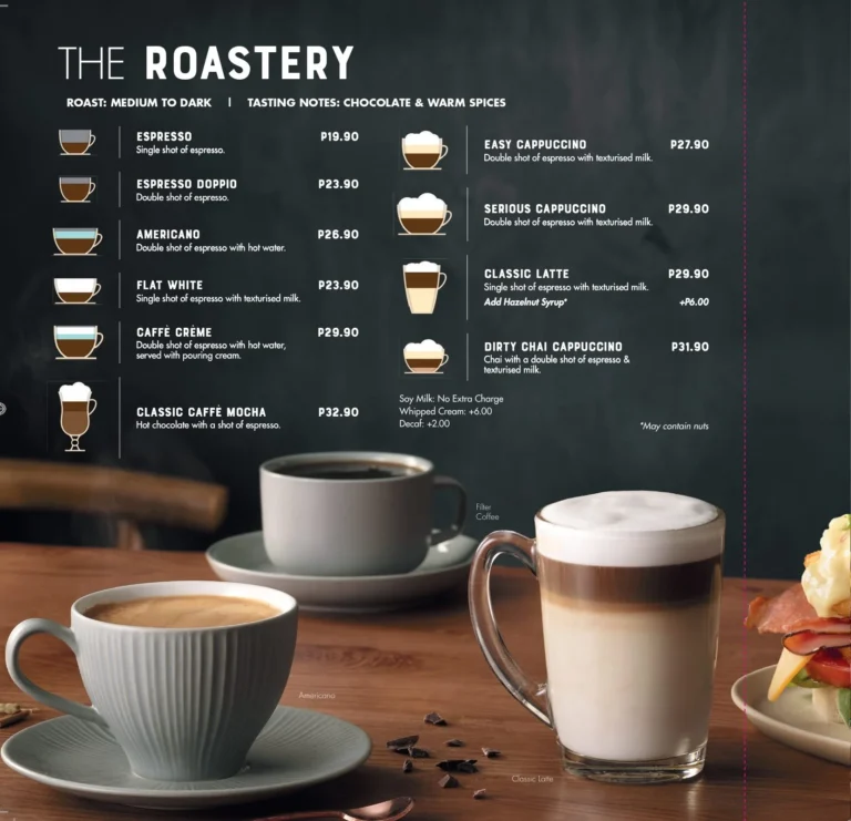 Mugg and Bean Menu & Updated Prices in South Africa 2024
