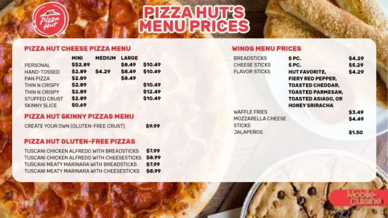 Pizza Hut Menu & Updated Prices in South Africa 2024