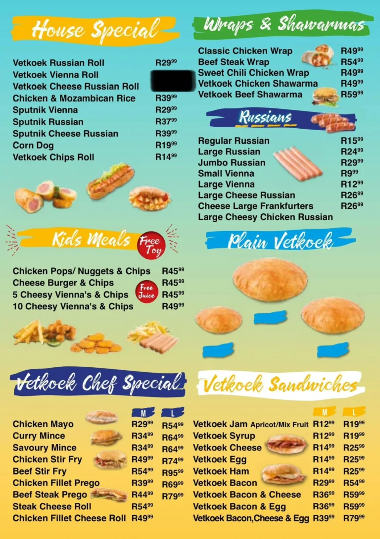 Fat Cake City Menu & Updated Prices in South Africa 2024