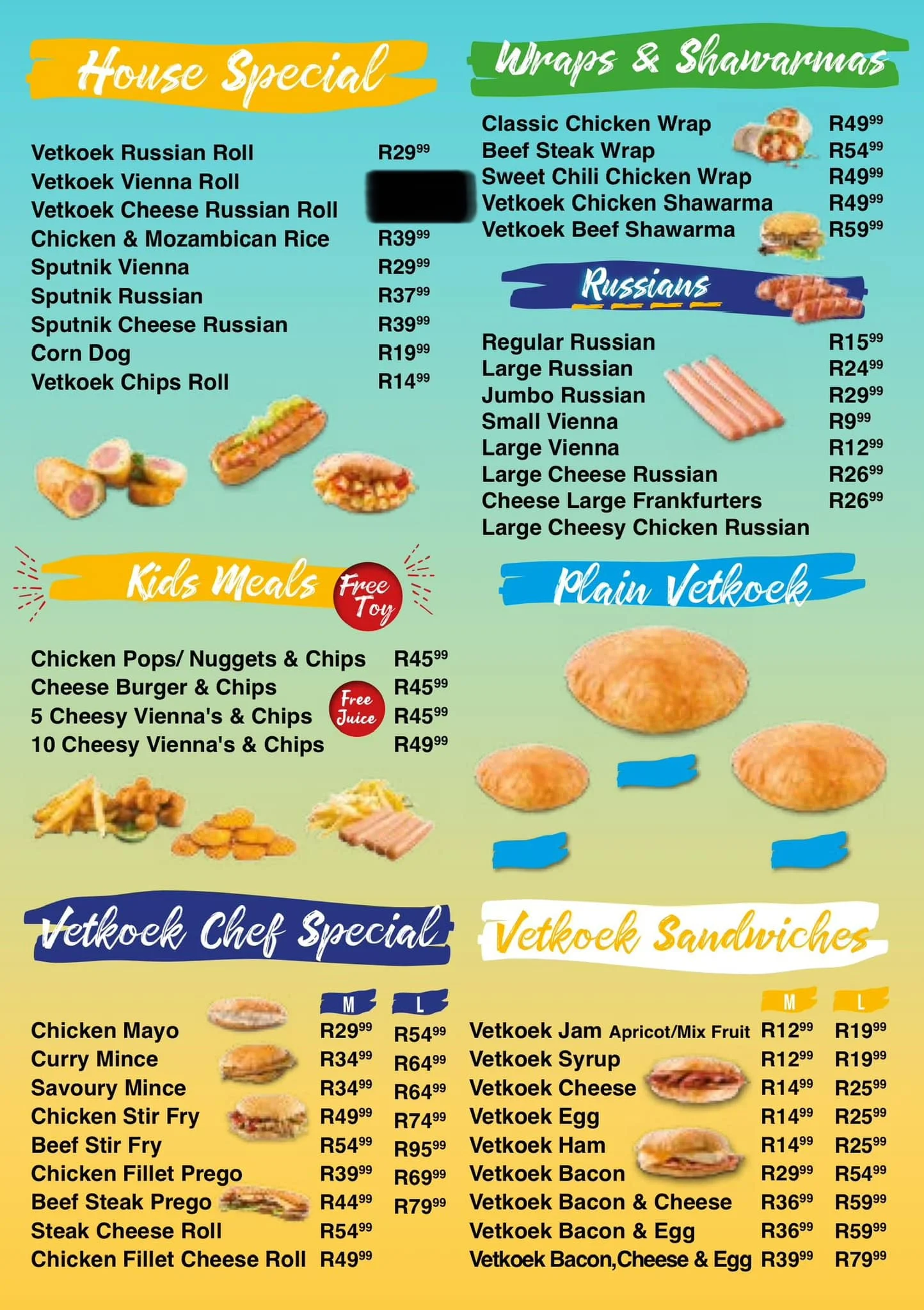 Fat Cake City Menu Prices