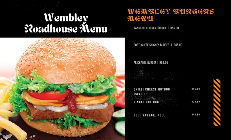 Wembley Roadhouse Menu & Updated Prices in South Africa 2024